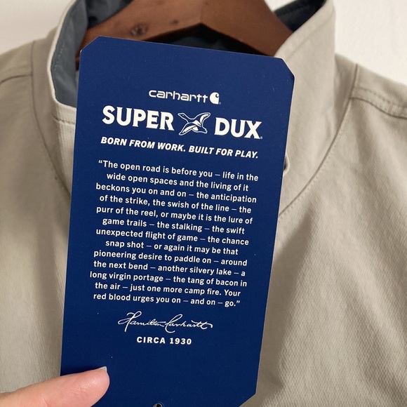 Carhartt Vest Mens XXL Grey Super Dux Rain Defender Softshell DWR ADDED LOGO - Picture 13 of 16